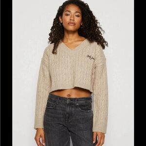 Urban outfitters BDG oversized cable knit cropped sweater